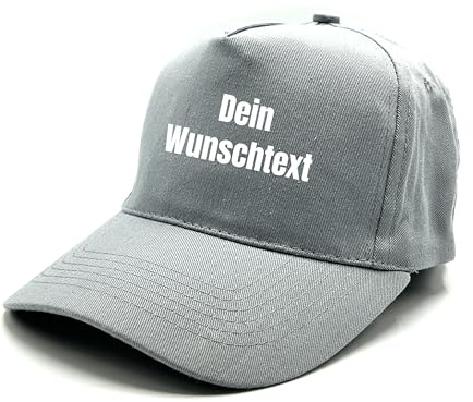 Herzbotschaft personalisierte Baseball Cap | Schirmmütze | WUNSCHTEXT | Farbwahl | Unisex Baseball Mütze | hochwertiger Druck | OneSize durch verstellbaren Klettverschluss