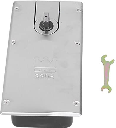 Bisagra de Suelo de Amortiguador Hidráulico, Cierre de Puerta de Vidrio, Resorte de Suelo de Acero Inoxidable, Peso de Puerta de 110KG, Mejoras para el Hogar