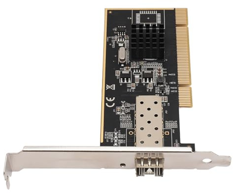 1G PCI-Gigabit-Netzwerkkarte, 1G-NIC-Gigabit-PCI-e-Netzwerkkarten-Server-Adapter für Desktop-Computer, I82545 SFP-Glasfaser-1G-PCI-Netzwerkkarte für Server