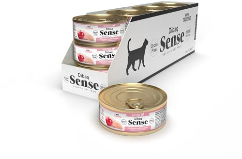 Dibaq Sense Grain Free Gatito Pollo con Manzana, 12 uds x 70 gr