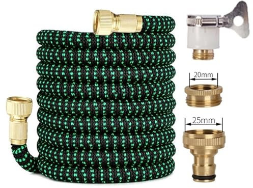 Canna Acqua Giardino Tubo flessibile for irrigazione espandibile for tubo flessibile for pulizia da giardino Rondella for auto ad alta pressione Ugello for acqua in tubo di plastica for irrigazione(Co