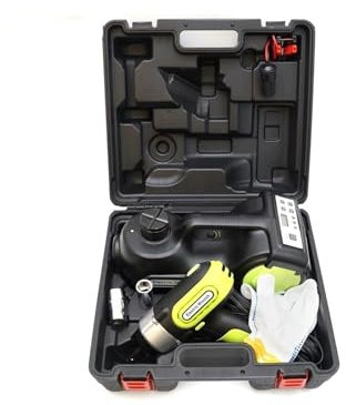 RVIFY hebebühne Auto 5 Tonnen elektrischer Auto-Reifenhebe-Wagenheber, hydraulischer Luft-Wagenheber mit Schlagschrauber und Luftpumpe mit Reifendruckmesser wagenheber Auto