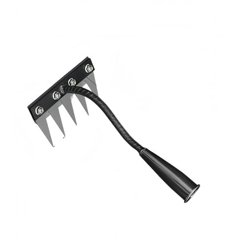 Rastrello Giardino, Rastrello Multifunzione Elimina Erbacce, Sarchiatore per Erbacce Manuale per Giardinaggio, Rastrello Manuale per Erbacce, per Estirpare, Sarchiare Seminare (senza bastone)