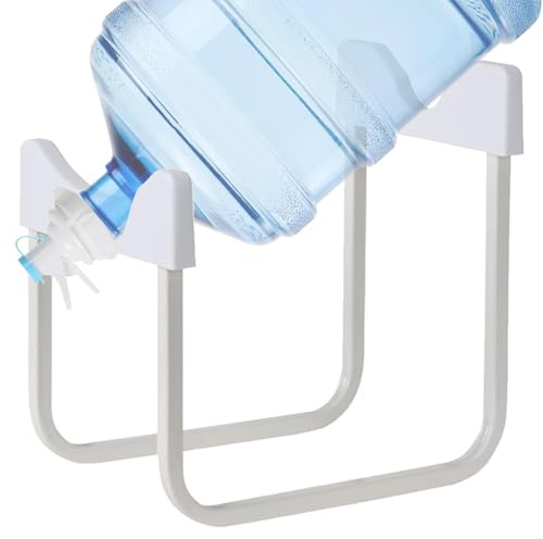 Soporte dispensador de Agua-Soporte de Botella no Deslizante de 3-5 galones con Boquilla | Dispensador de Agua sin, rastrillo de Agua portátil de 55 mm para el hogar para el hogar, uf