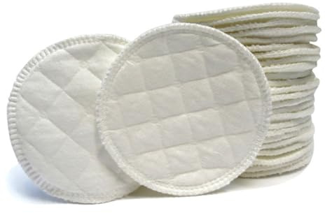 MUELODSIC 12piezas Discos Absorbentes De Algodón para Lactancia Reutilizables y Lavables Unidades para Pérdidas De Leche Materna para Uso Diario