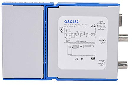 Eujgoov Analizador de Espectro de Osciloscopio Digital, Cuerpo Metálico, Analizador Lógico de 4 Canales, Muestreo de 13MHz para Ingenieros y Proyectos de Bricolaje