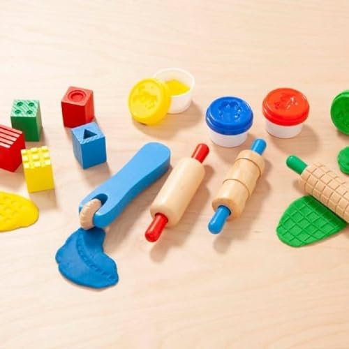 Melissa & Doug - 10165 - Façonnage, Modelage Et Moulage, petit, Jaune, Bleu, Vert, Rouge