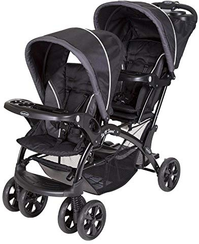 Baby Trend Sit N' Stand Double Stroller, Onyx
