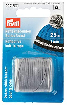 Prym - Prym (1mm, 25m) Reflekterande Knitande Tråd - 1 Bit