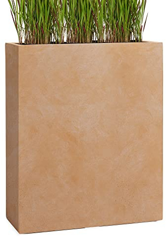 Pflanzwerk® Pflanzkübel Divider Terrakotta 92x80x30cm *Frostbeständiger Blumenkübel* *UV-Schutz* *Qualitätsware*