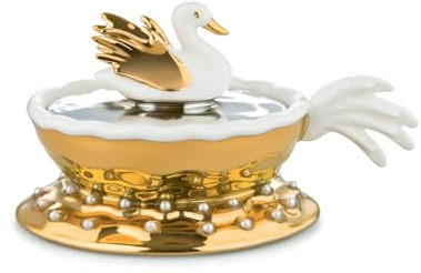 Alessi Narciso MJ16 13 - Design Dekokugel aus Porzellan, Handdekoriert