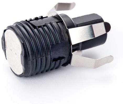 G4 Fassung Lampenhalter, mit Glashaltefeder für Glasstäbe, Aufnahme M10x1