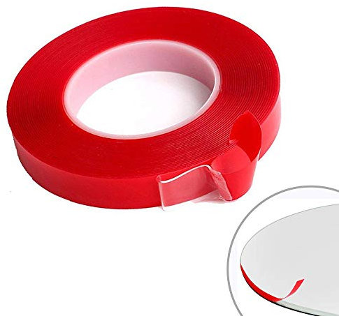 Urhome Silikon Dichtlippe für Glasbodenplatte Kaminplatte Ofenplatte Bodenplatte Kaminofenplatte Unterlage - Dichtungslippe beidseitig selbstklebend Gummilippe Staubschutz - Länge 5m