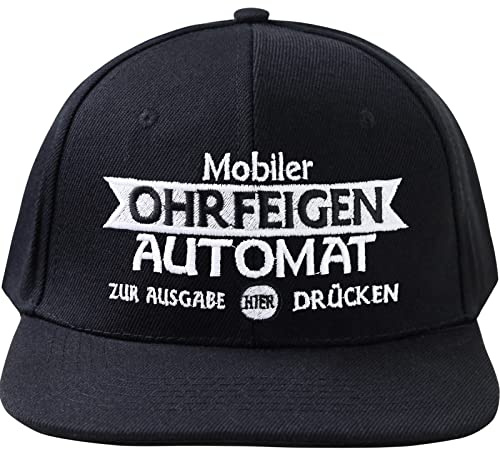 Kappe Message/Statement Spruch | verstellbare Unisex Cap mit Stickerei | Smapback Kappe mit Verschluss | Outdoor Basecap für Sport & Freizeit | Baseball Kappe | Einheitsgröße