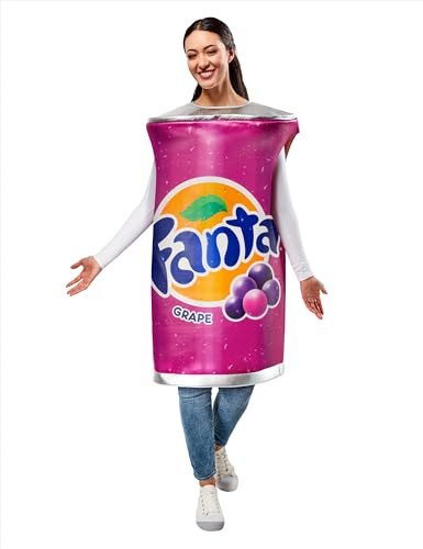 Rubie's Coca Cola Grape Fanta Can kostym för vuxna, en storlek, Som på bilden, one size