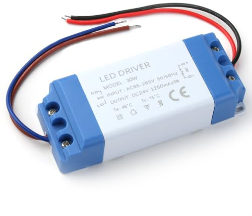 Trasformatore LED Driver 220 V a 24 V 30 W 1.25 A Alimentazione costante per lampade LED G4 MR11 MR16
