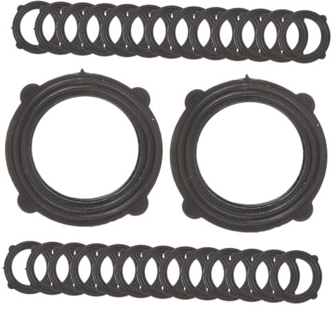 ORFOFE 40stücke Gartenschlauchdichtungen Aus Gummi Selbstsichernd Für Hochdruckreiniger Und Wasserschläuche Flache Dichtungen Zum Reparieren Von Lecks