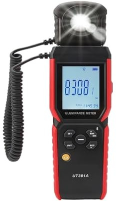 Mesureurs de lumière, Luxmètre numérique rotatif UT381A 400000 luxmètre