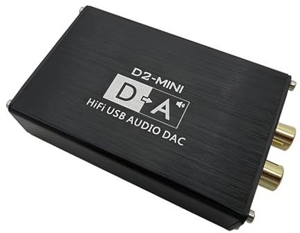 HVRFJXI Premium Metal Body USB Decoders Supports Losslessly Sound For Professional Mixing Universally Computer Compatibility Portable USB Sound Card