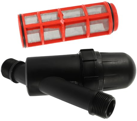 Angoily Filtro de Riego por Goteo de 1 Pulgada Forma Malla de Plástico para Jardinería y Huertos Ahorrador de Agua y Herramienta de Riego