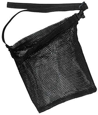 SEAC Netztasche mit verstellbarem Gurt zum Tauchen und Speerfischen, 50 x 40 cm, schwarz