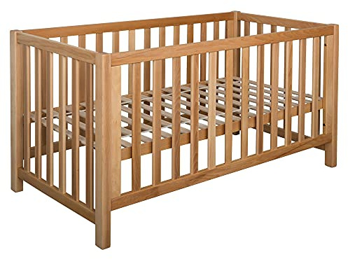 Betten-ABC Bubema Babybett Nils Classic (Größe: 70x140 cm; Farbe: Natur geölt)