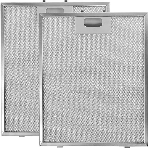 SPARES2GO Vent Extractor Aluminium Mesh Filter for Ignis Oven Cooker Hood (Pack of 2)