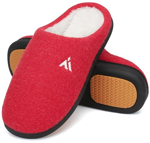 Mishansha Pantofole Uomo Donna Invernali Memory Foam 41 EU