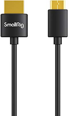 SMALLRIG Cable Mini, Cable Ultradelgado de 35 cm/1,15 Pies, Súper Flexible, Delgado, de Alta Velocidad, 4K, 60 Hz, para Sony HDR-XR50, para Nikon Z6 Z7 para Canon EOS RP, EOS R-3040