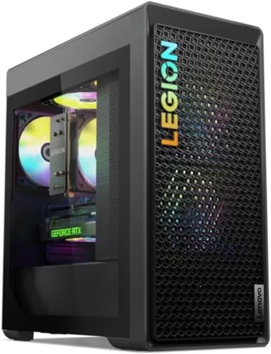 Lenovo Legion Tower 5i (8° Gen) Gaming Desktop PC | Intel Core i5-13400F | 16GB RAM | SSD da 1TB | NVIDIA GeForce RTX 3060 | Win11 Home | QWERTZ | grigio | con tastiera e mouse | 3 mesi Premium Care