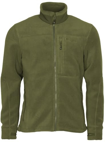 Pinewood Giacca Pile Uomo con Zip, Realizzata al 100% con Materiali Riciclati, Perfetta per Trekking e Caccia