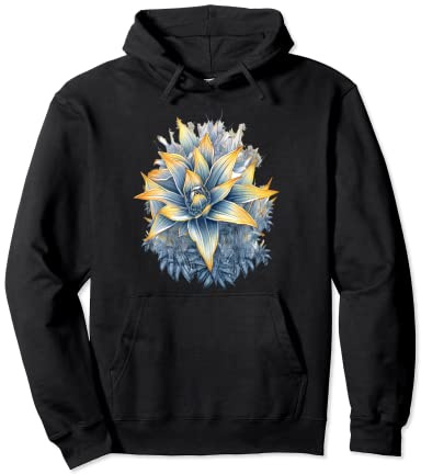 Agave Americana Century Plant Maguey American Aloe Succulent Pullover Hoodie