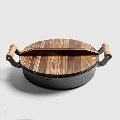 Pot, Cast Iron Pan Frying Pan Multi Purpose Pancake Skillet Steak Grill Pan Cooking Pot Household Kitchen Cookware