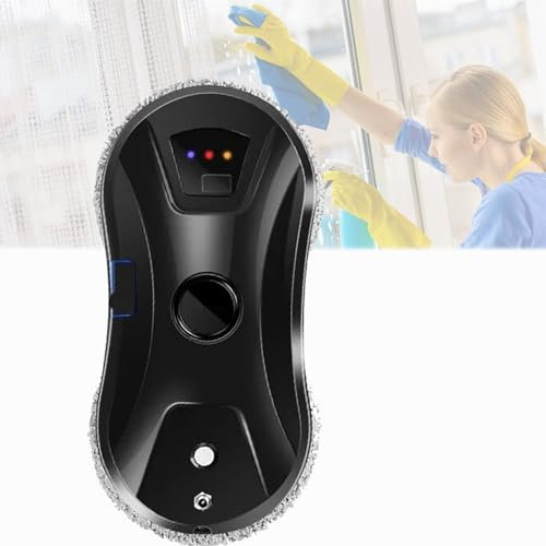 Spdazzleburst Robot lavavetri, Robot lavavetri Elettrico Automatico con Getto d'Acqua, Robot lavavetri telecomandato 5600pa Aspirazione Potente,Black