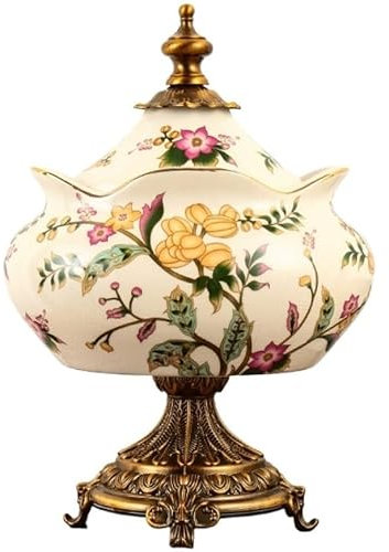 Azucarero Contenedor Azucarero Rosa con Tapa Retro Café Azucarero Hogar Comedor Condimento Olla Azucarero de Cerámica Creativo Tarro de Almacenamiento Chapado en Oro Rosa Tazones de Almacenamiento de