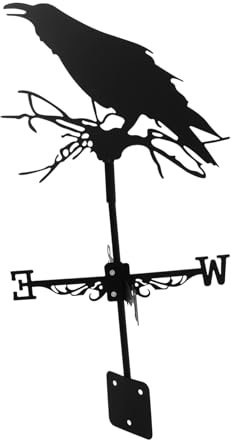 Kisangel Girouette Décorative en Fer pour Toit Motif Animalier Décoration De Jardin pour Indicateur De Direction du Vent