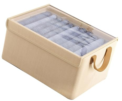 Maouira Caja Organizadora Ropa con Contenedor Almacenamiento Plegable Eficiente En Espacio Contenedor Ropa Y Juguetes Tela Multiusos
