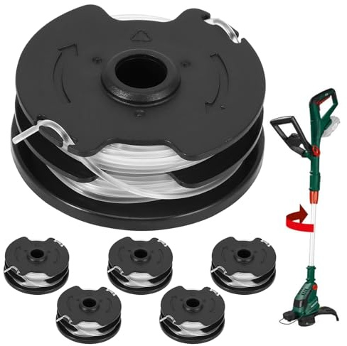 AOZBZ 6 Pezzi di Filo per Decespugliatore, per Parkside PRTA 20-Li A1/B2/C3, PRT 300 A1, PRT 550 A1 / A3, Bobine di Filo di Ricambio Durevoli, Ø 1,60 mm, Lunghezza 8,3 m