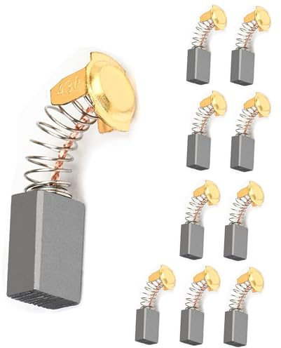 Hayaww 10 pcs #43 Elektrowerkzeug Kohlebürsten Ersatz Kohlebürsten Motorkohlen für Elektromotor Kohlebürsten Motor Kohlebürsten für Elektrowerkzeuge Kohlestifte Hammerbohrer (B)