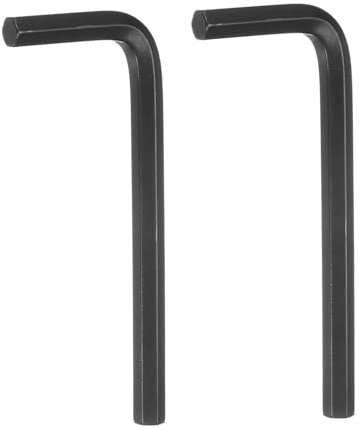 Kesiku Metric 6mm Allen Keys, Hex Key Set L-Shape Hexagon Wrenches Chrome Vanadium Steel Repairing Tool for Home Maintenance DIY, 2pc