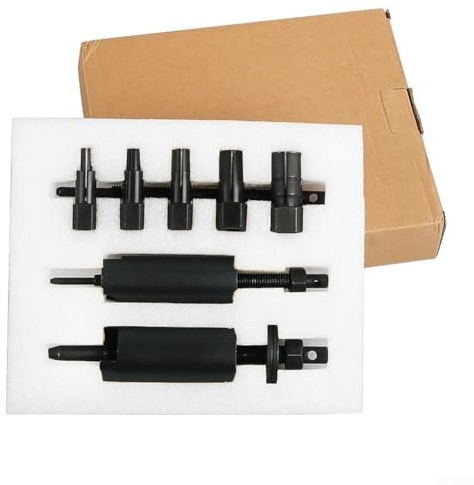 Para scooter eléctrico y motocicleta juego de herramientas de extracción de cojinetes, kit de 12 piezas para rodamientos 9 23 mm, acero tratado térmicamente con mecanismo de tornillo roscado