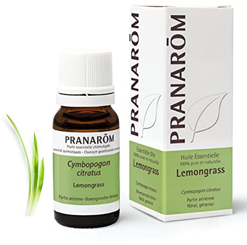 PRANAROM - Lemongrass - Aceite Esencial Cymbopogon Citratus - 10ml