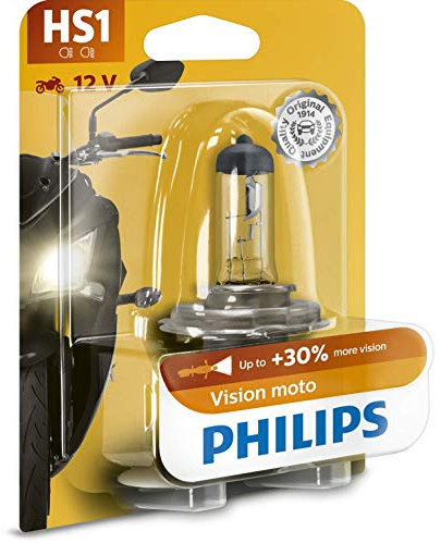 Philips Vision Moto HS1 12636BW Motorbike Headlight Bulb Single in Blister Pack
