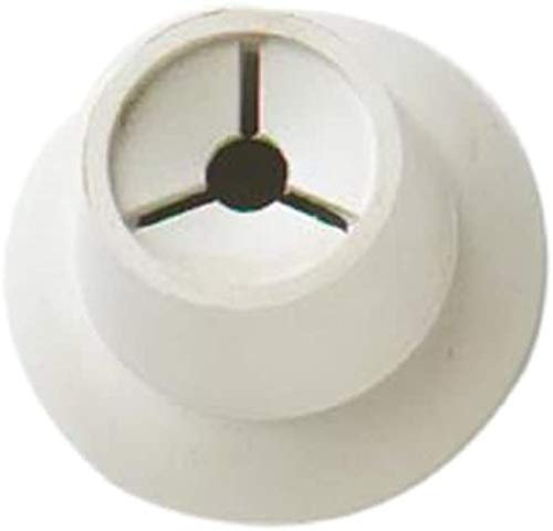 Merriway® BH01566 (2 Pcs) Single Soft Rubber Towel Cloth Holders, Suction Fit White - Pack of 2 Pieces