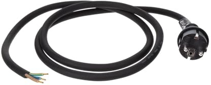 PEREL – EPC015R25 strömkabel, gummi, kontakt i änden utan kontakt/koppling, längd 1,5 m 175976