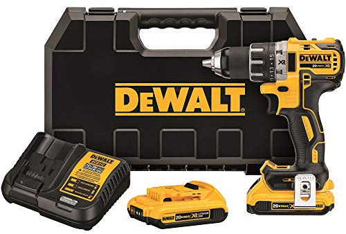 DEWALT 20V MAX Cordless Drill/Driver Kit, Brushless, 1/2-Inch (DCD791D2)