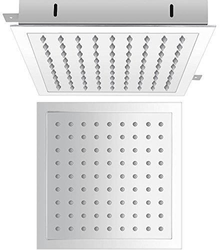 MILANO 280mm Square Ceiling Mounted Recessed Shower Head Chrome