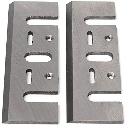Lames de rabot Makita 1900B de 8,9 cm également compatibles avec les couteaux de rabot électriques DeWalt DCP 580, Makita DKP180, Performance Power 500, Ryobi, Hitachi, Black & Decker, Bosch, Elu, AEG