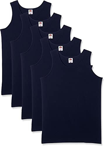 Fruit of the Loom Men's Athletic Lightweight Vest (Pack of 5)