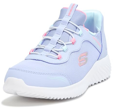 Skechers Mädchen Bounder Simple Cute Sneakers,Sports Shoes, Lavender, 32 EU